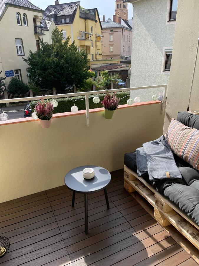 Lilis Apartment Mit Balkon Augusta Esterno foto