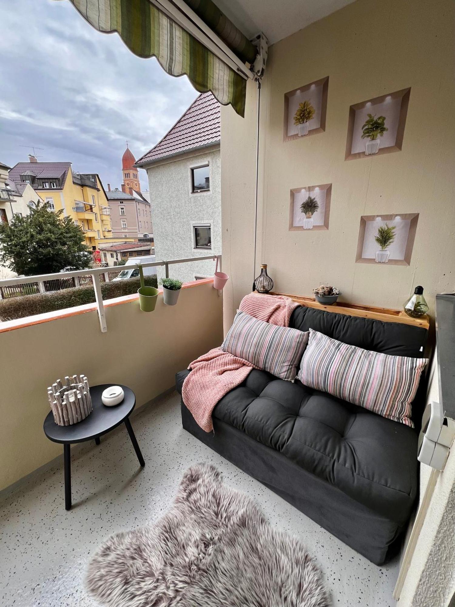 Lilis Apartment Mit Balkon Augusta Esterno foto
